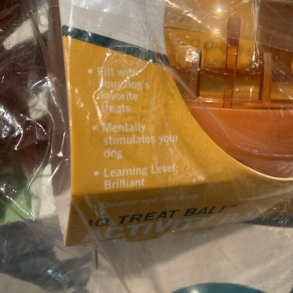 2x OurPets IQ TREAT BALL Interactive Smarter Problem Solving Dog Toy 3” Treat - Picture 9 of 9